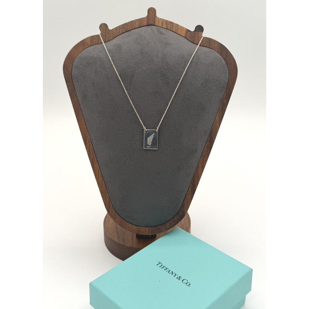 Tiffany & Co Nike Womens Half Marathon 2015 San Francisco Sterling Tag Necklace